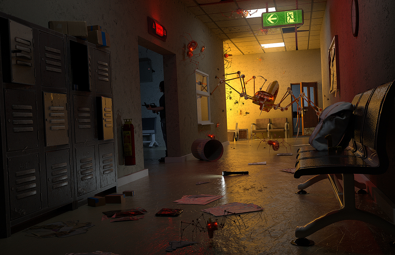 生化蜘蛛（图ZMjU0NTEwMDI4） - 场景 - 站酷设计师胡浪浪原创素材 - 站酷ZCOOL