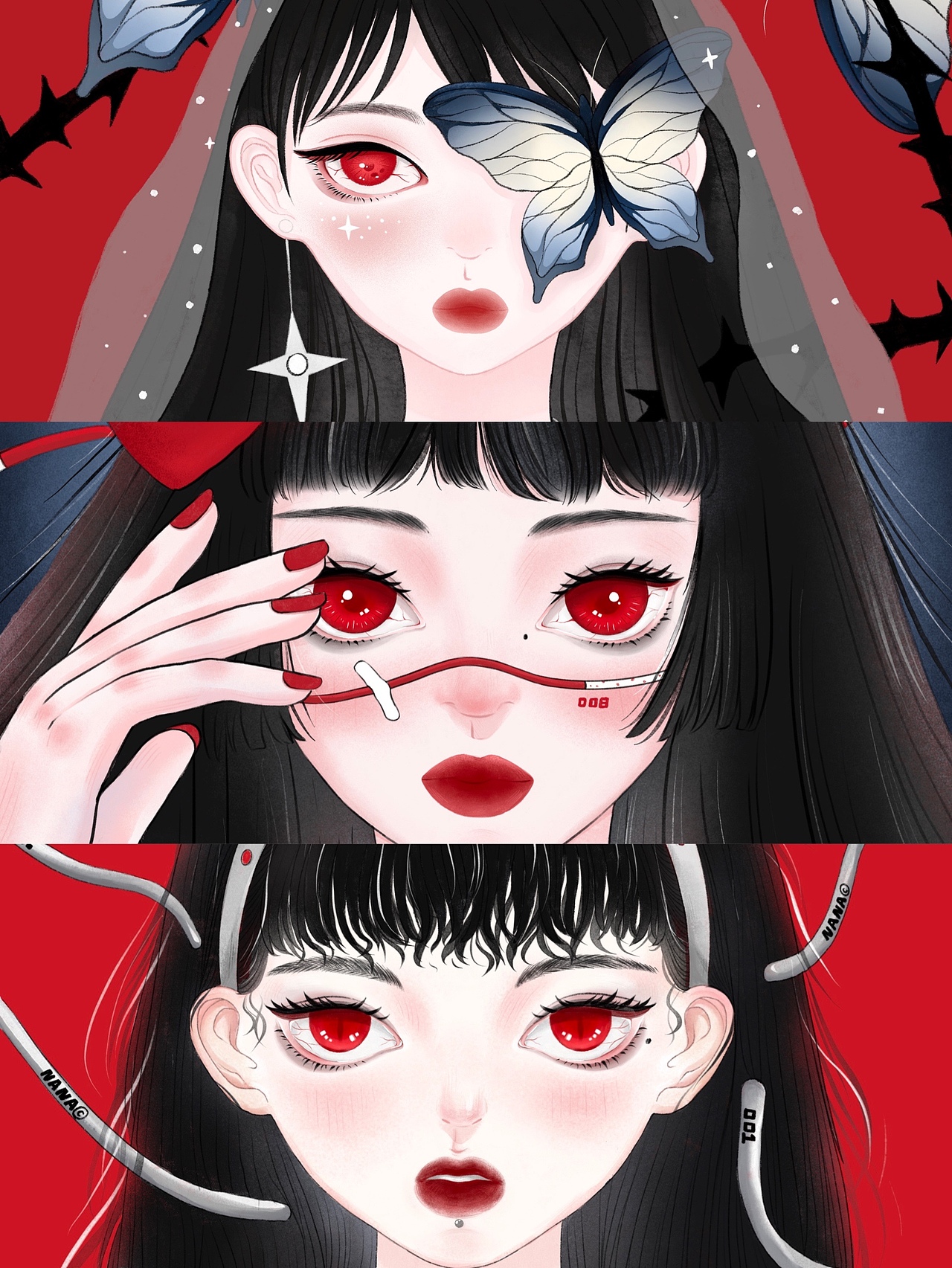 少女的梦|原创插画（图ZMjk5MjQ1NTg0） - 艺术插画 - 站酷设计师奈奈Nana1原创素材 - 站酷ZCOOL