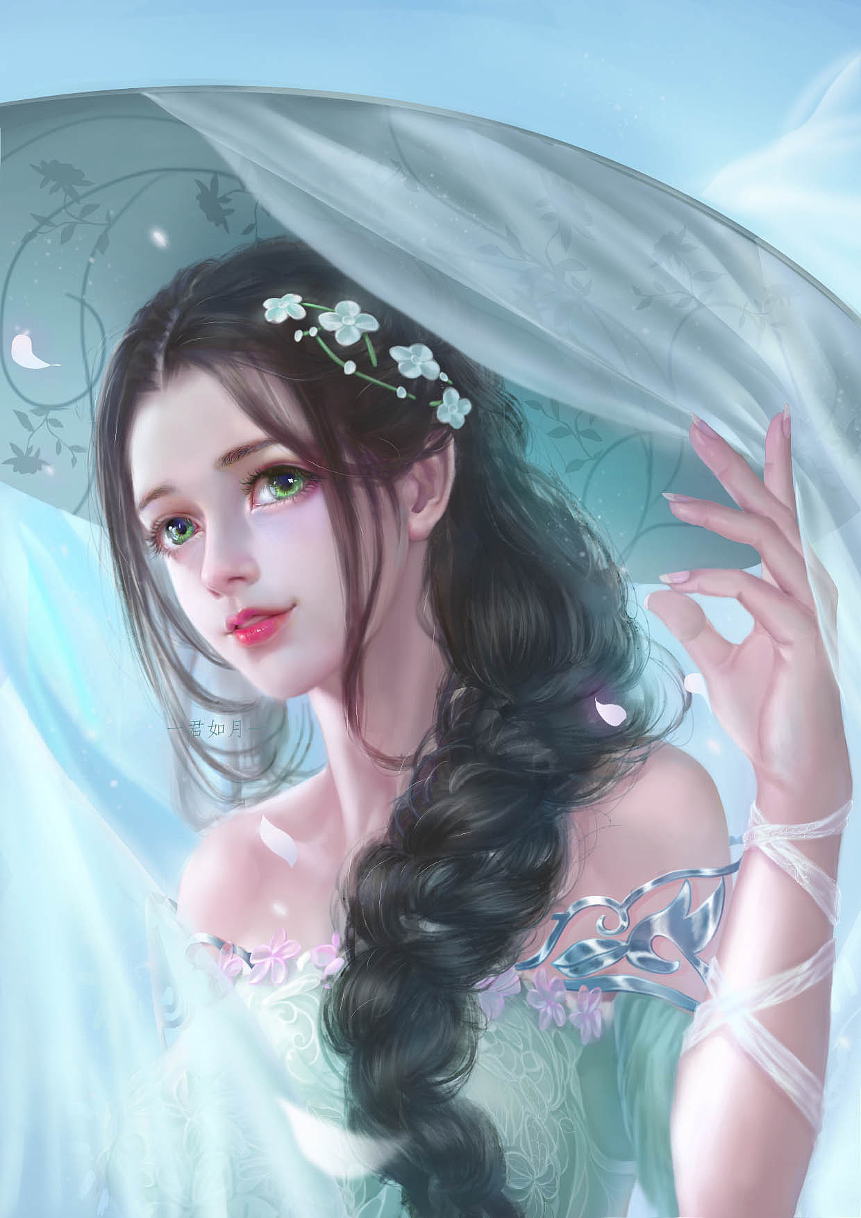天刀听风同人（图ZMTU3NjI4NjQw） - 游戏原画 - 站酷设计师未命名m原创素材 - 站酷ZCOOL