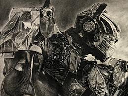 一些画室学习期间的美术临摹作品