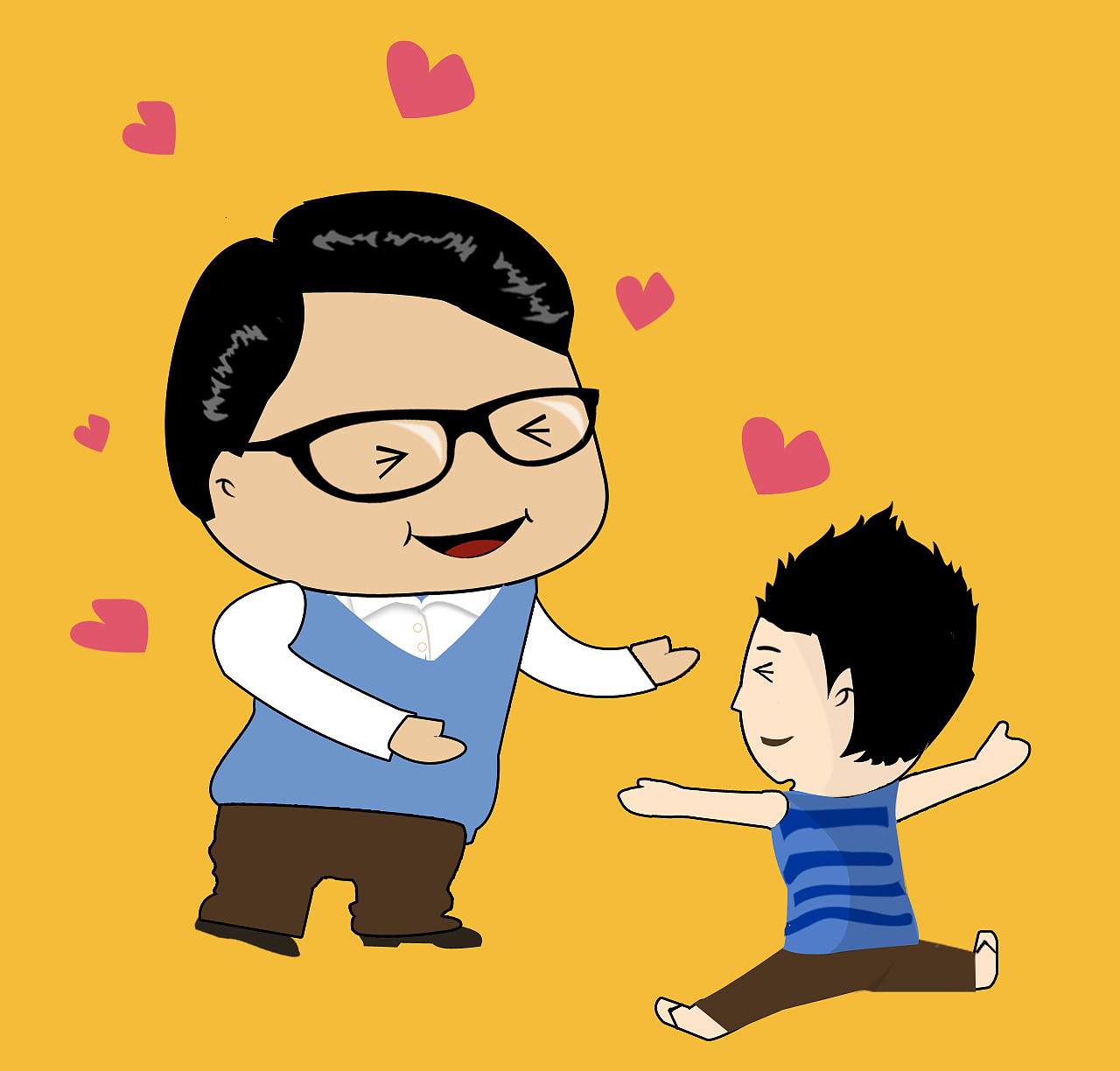 五谷磨房父亲节APP H5界面设计