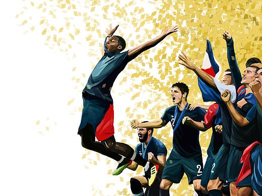 世界杯法国夺冠了,我这人反射弧长,懒得一匹。