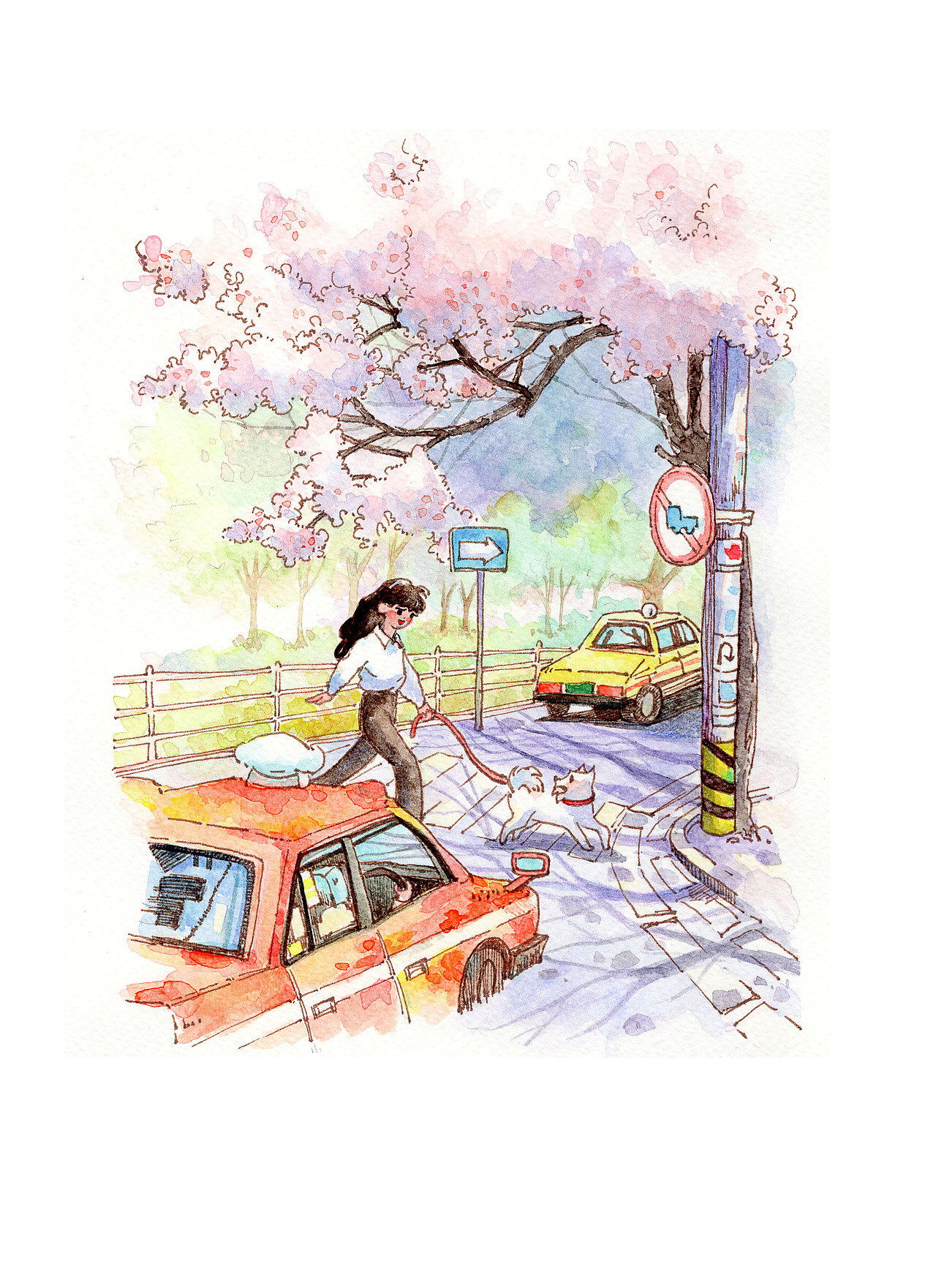 钢笔淡彩（图ZMjU2NTUxMjY4） - 绘画 - 站酷设计师泡影min原创素材 - 站酷ZCOOL