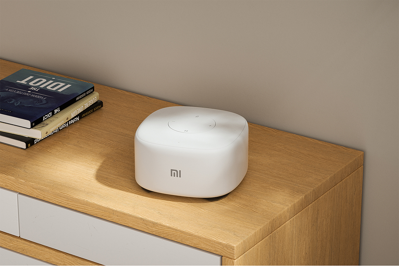 小米音箱渲染 音箱渲染 产品渲染 mini音箱渲染