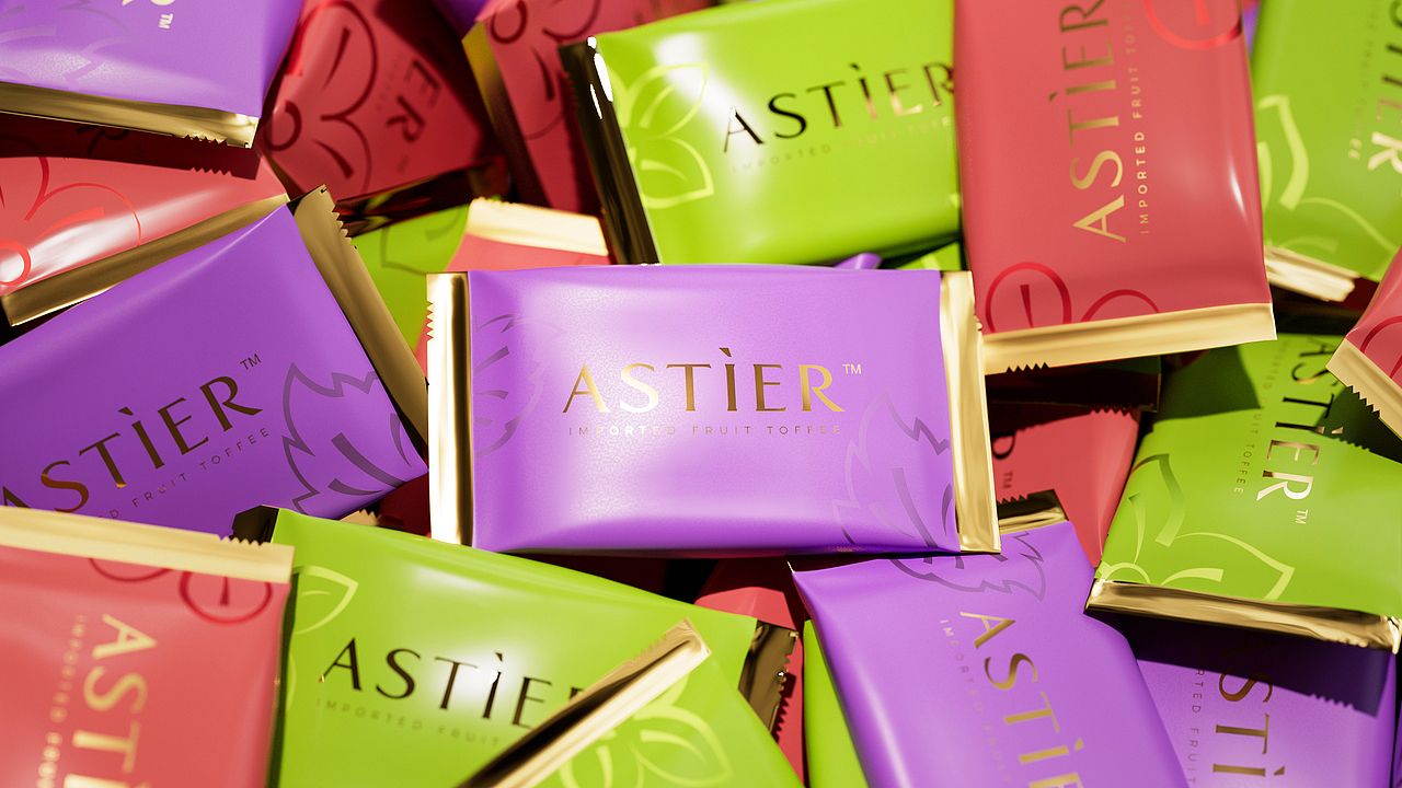 艾斯水果奶糖包装设计