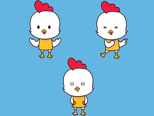 小鸡表情包（个人主页-ZMjY2MjY4ODQ=） - IP形象 - 站酷设计师最爱简画原创素材 - 站酷ZCOOL