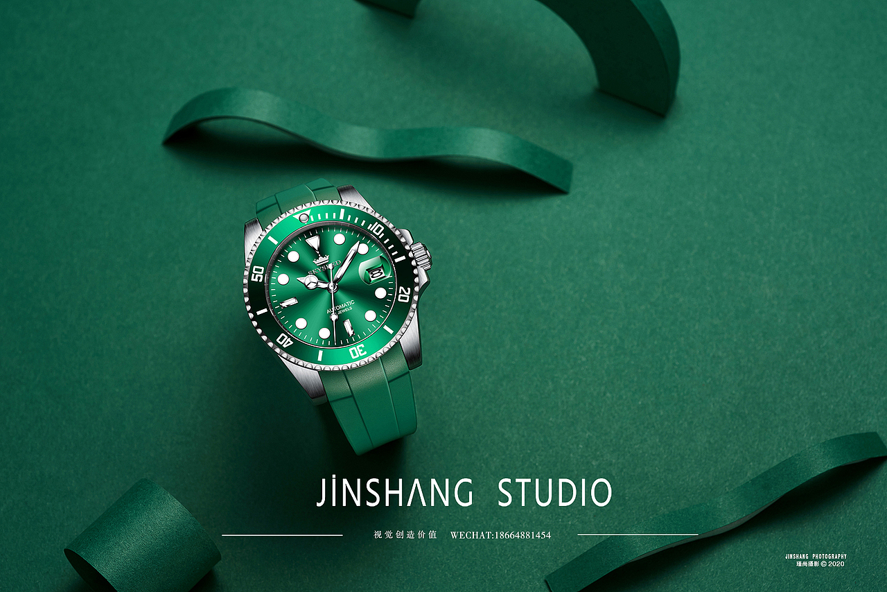 男款手表--绿鬼（图ZMjMzMjQ1OTQ0） - 产品摄影 - 站酷设计师瑾尚商业影像原创素材 - 站酷ZCOOL