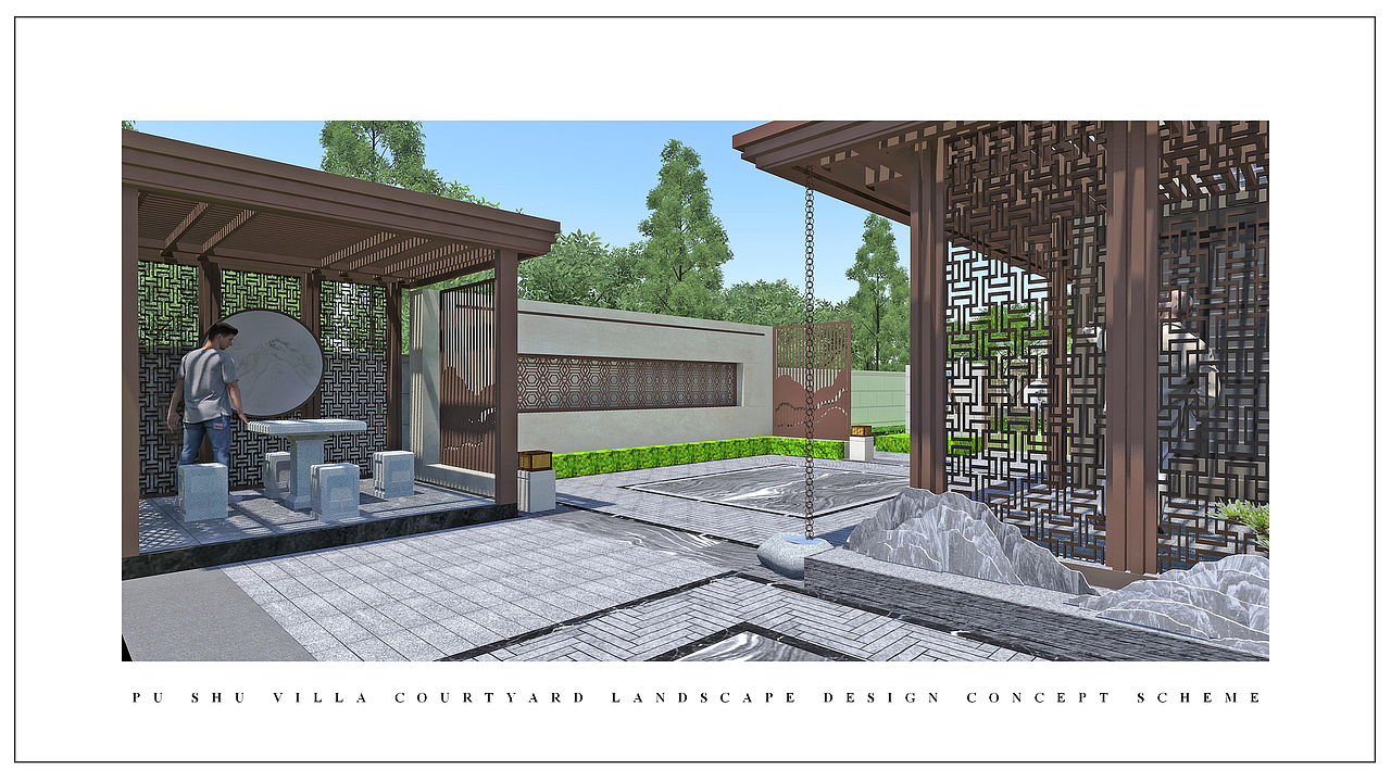 庭院景观设计（图ZMjY4Nzk2OTcy） - 景观设计 - 站酷设计师温澜潮生_ewan原创素材 - 站酷ZCOOL