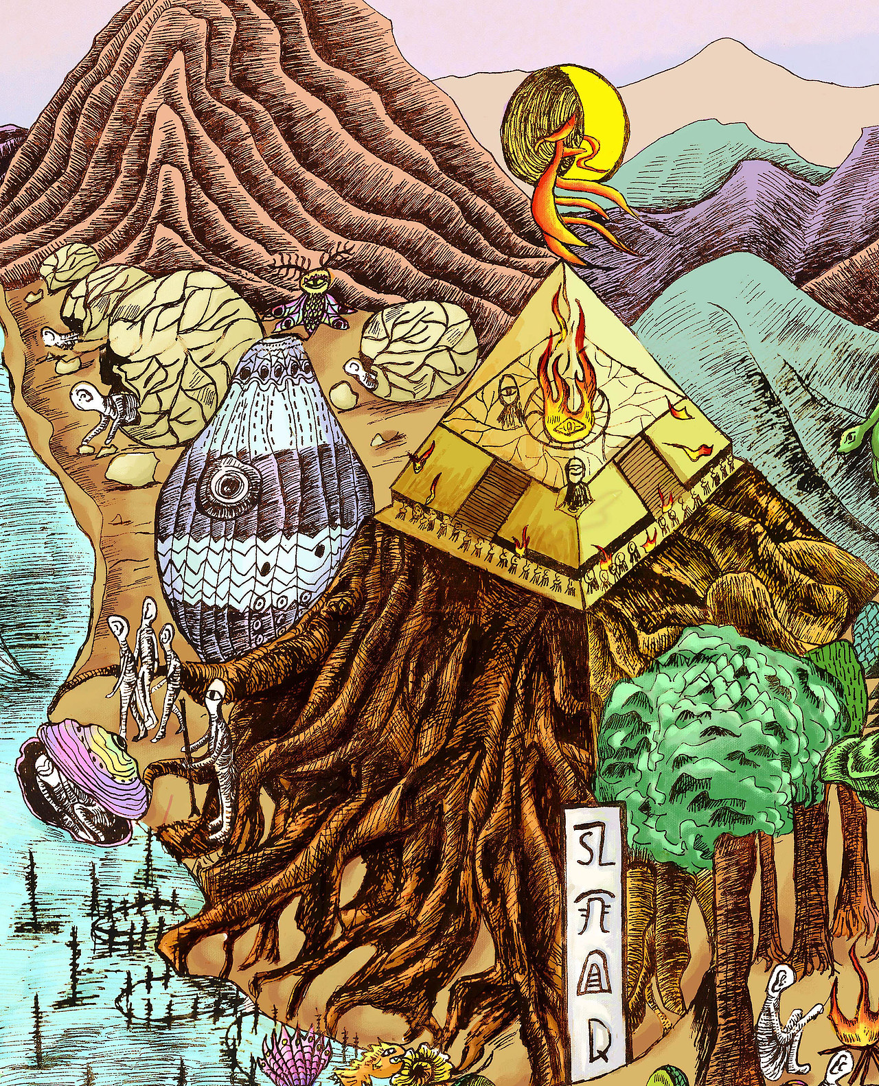 鱼凫巫觋纪（图ZMTIwMDEzOTYw） - 艺术插画 - 站酷设计师丁小厌原创素材 - 站酷ZCOOL