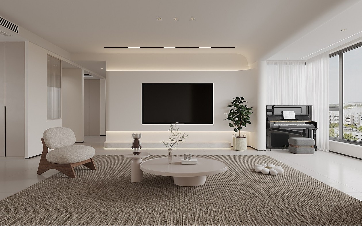 极简客餐厅效果图表现