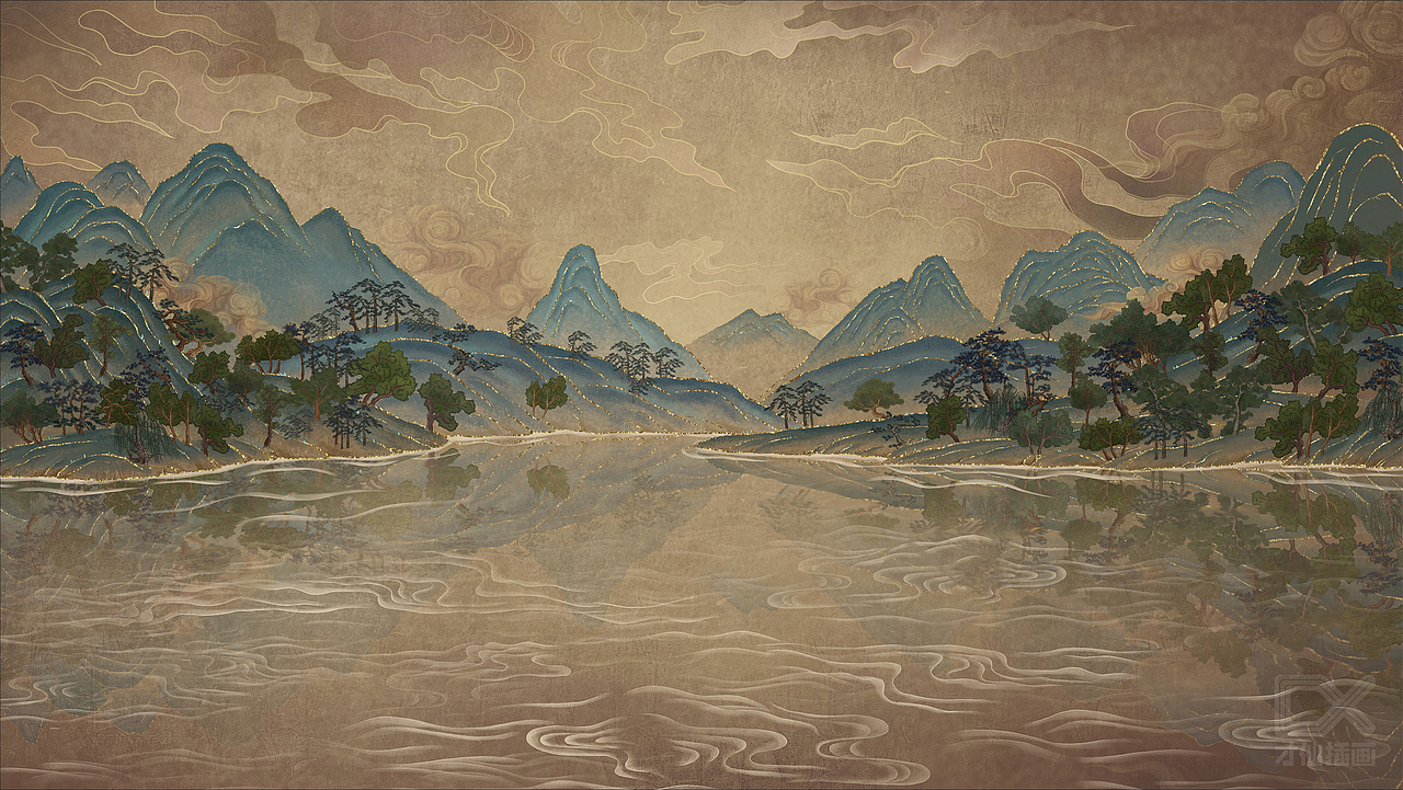 天猫《空钩悟道》渔具宣传插图(图ZMzA4NTYwMzQ4) - 商业插画 - 站酷设计师才仙插画原创素材 - 站酷ZCOOL