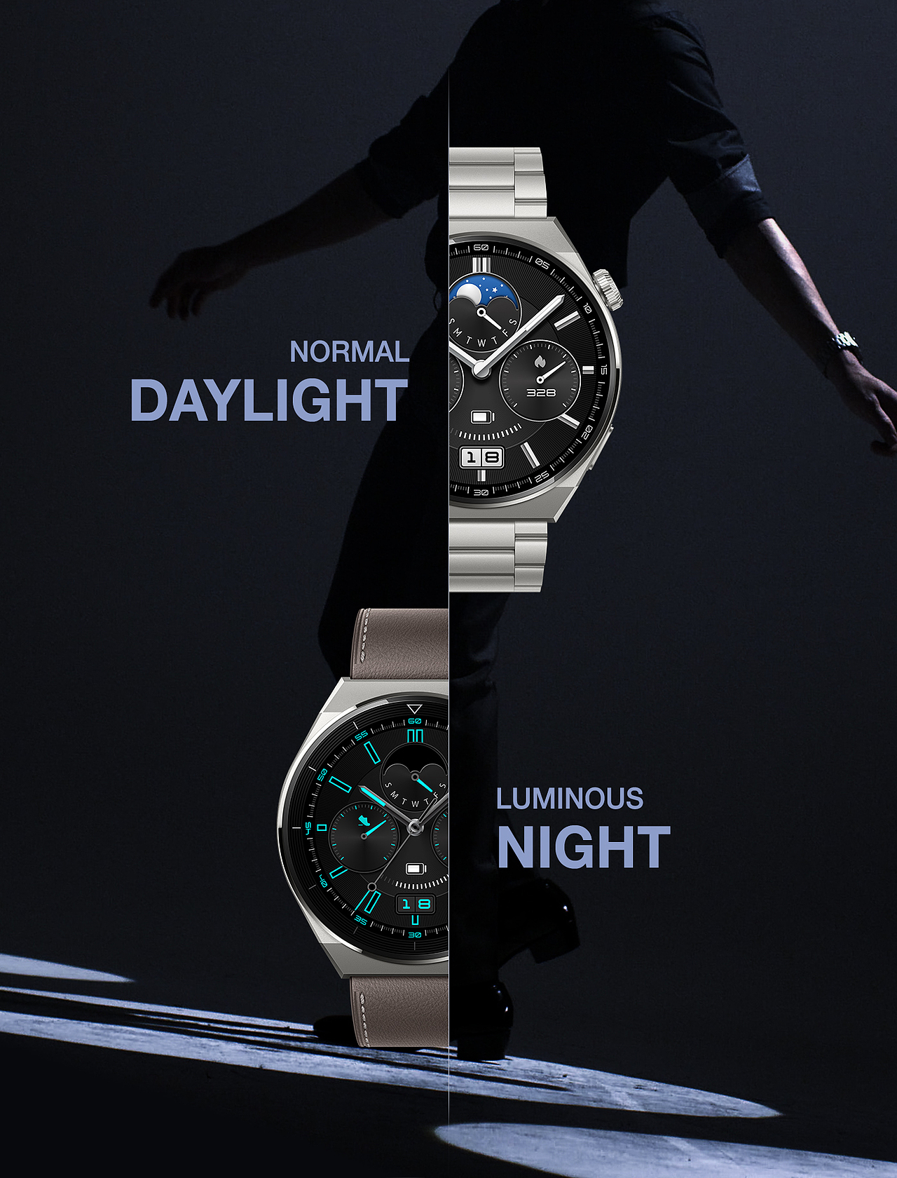 HUAWEI WATCH GT3 Pro 华为钛钢智能男表