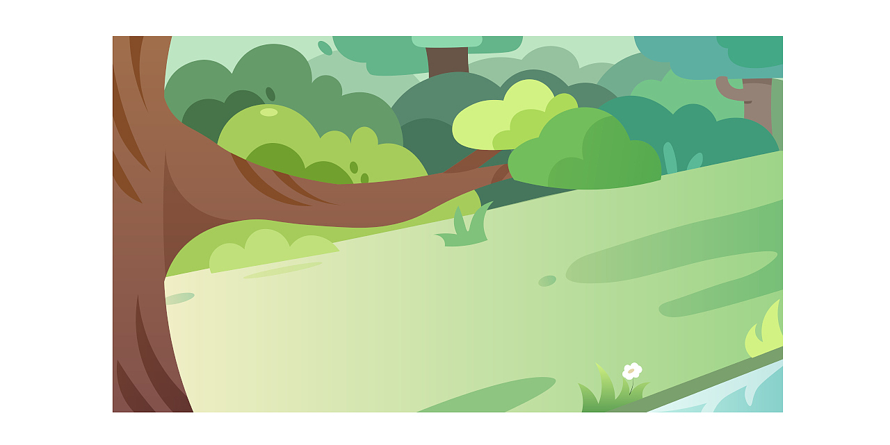 儿童书法动画_场景设定