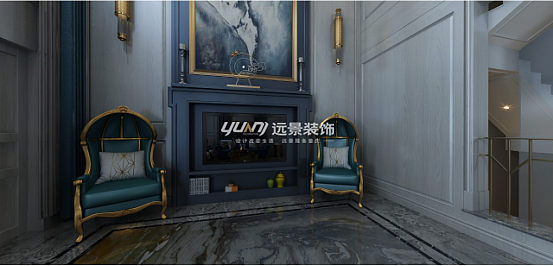 茶园别墅欧麓花园城480平装修-欧式-远景装饰谭伟作品（图ZMTEwNzkwNTU2） - 家装设计 - 站酷设计师重庆室内设计师原创素材 - 站酷ZCOOL