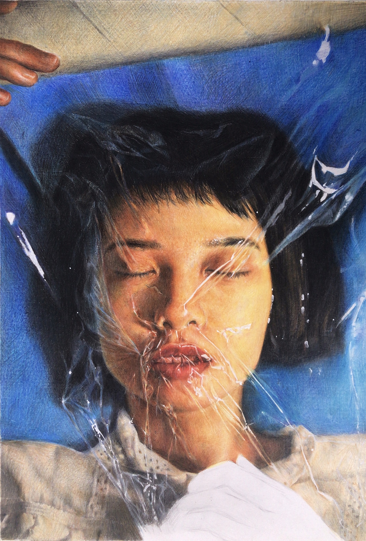 彩铅人物素描绘画过程（图ZMTg1OTU1OTIw） - 绘画 - 站酷设计师形不准小能手原创素材 - 站酷ZCOOL