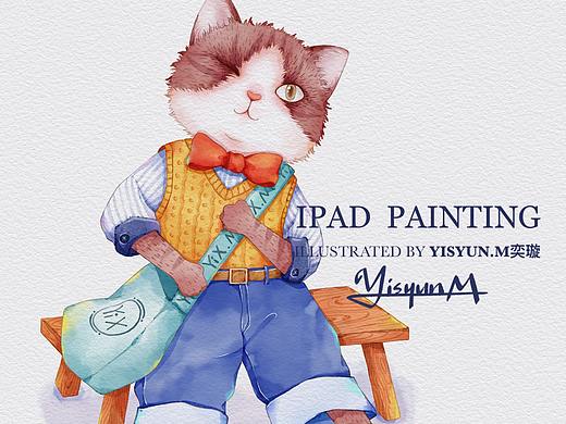 iPad绘-动物拟人（个人主页-ZNTA3MzgwNDQ=） - 创作习作 - 站酷设计师奕璇Yisyun原创素材 - 站酷ZCOOL