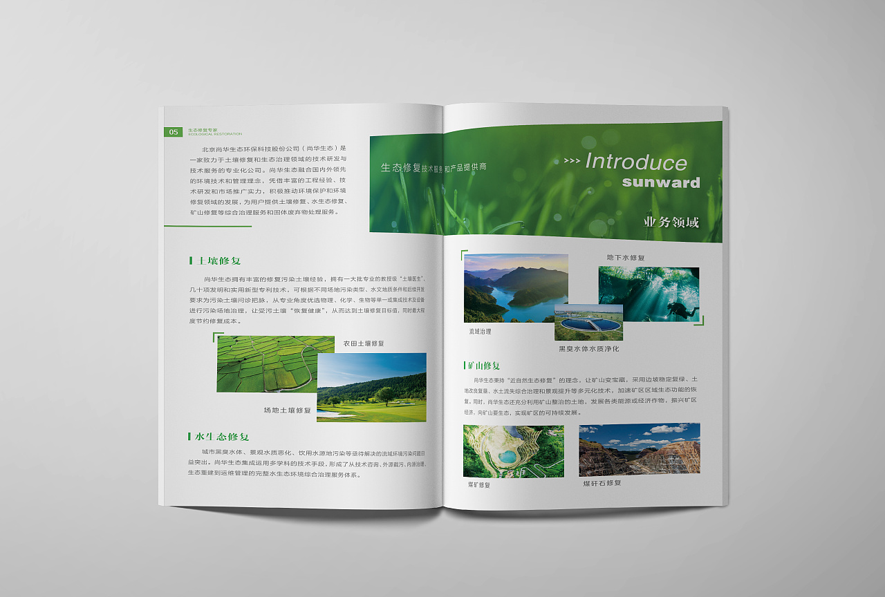 绿色环保宣传册