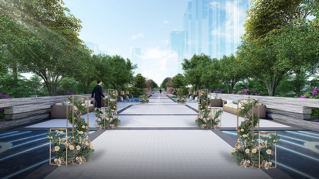 售楼处开放氛围