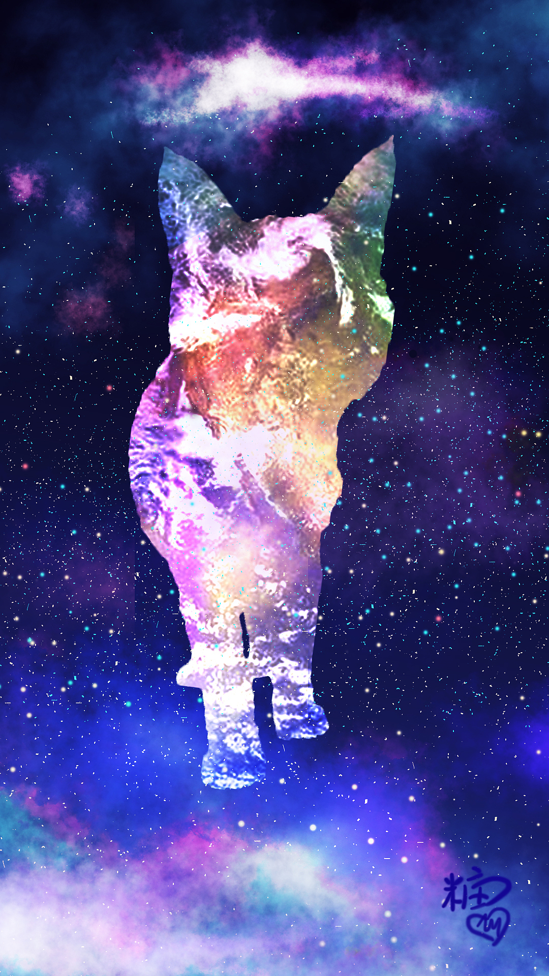 我家大橘小橘星空版+暗黑版！有点小凶~