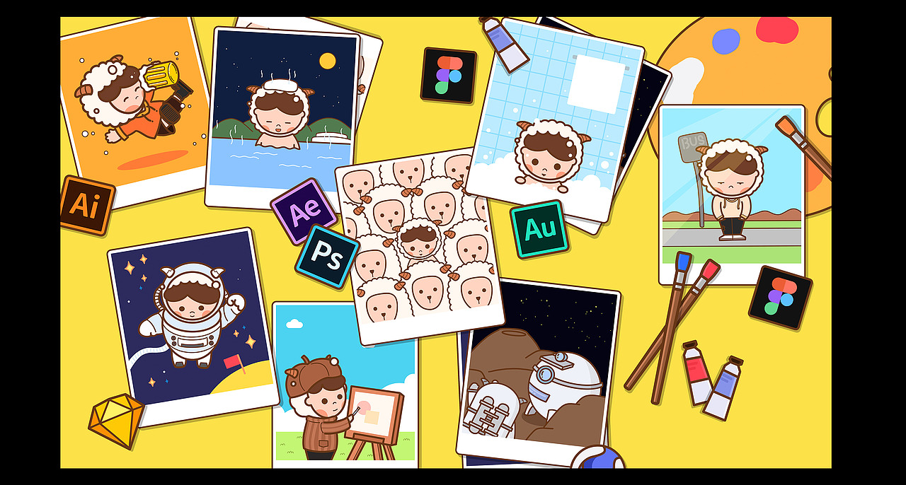 2020插画项目总结