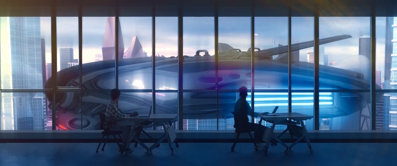 科大讯飞 亚新地产赛博朋克特效分镜混剪