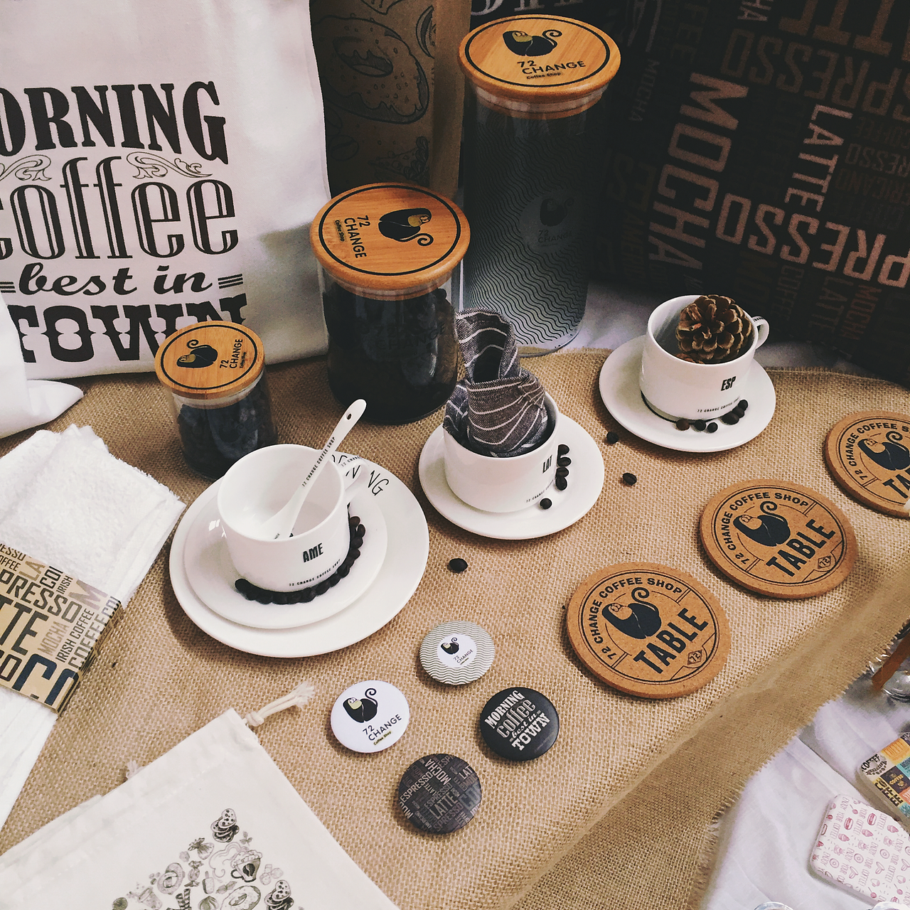 毕业设计：72change coffee shop 视觉形象设计&宣传视频（图ZNTM2Nzk5OTY=） - Motion Graphic - 站酷设计师明了个明原创素材 - 站酷ZCOOL