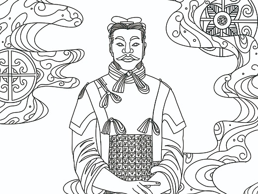 兵马俑_创意设计作品图片素材-站酷zcool