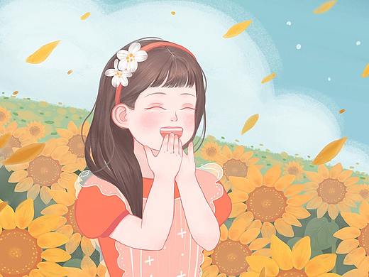 喜欢向日葵的女孩