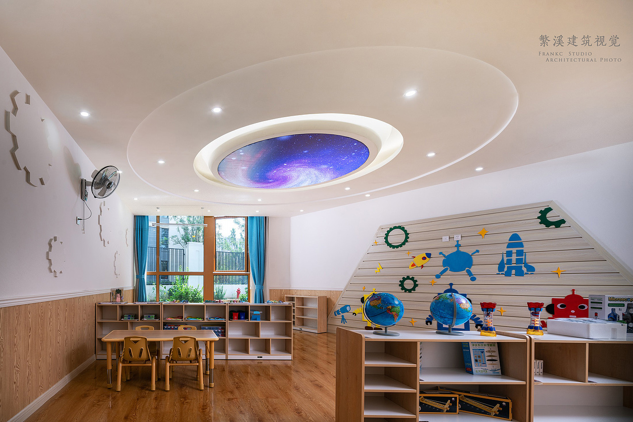 山东绿城地产心悠幼儿园建筑和室内空间摄影