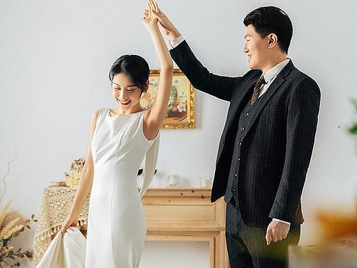 有点好看的轻韩式极简婚纱照！北京素人客片！