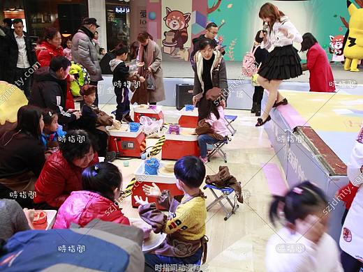 时指间陶艺加盟店活动现场人气爆棚