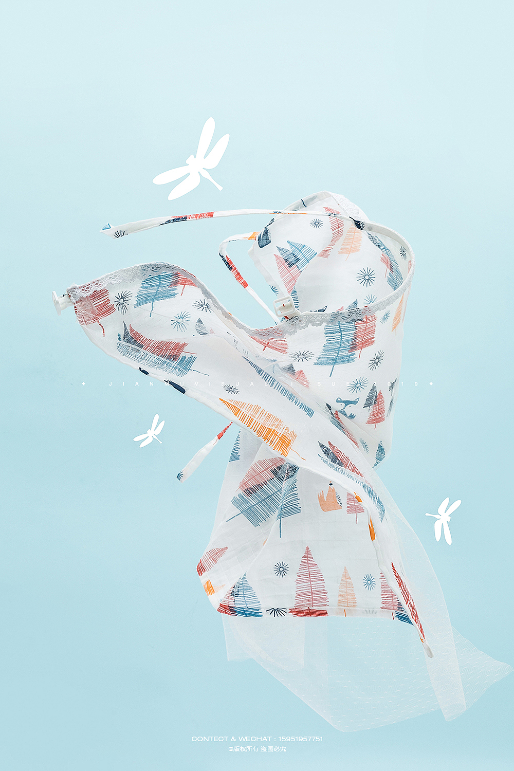 婴儿用品产品摄影 ✖ 围嘴/隔尿垫/喂奶巾/拍嗝巾拍摄