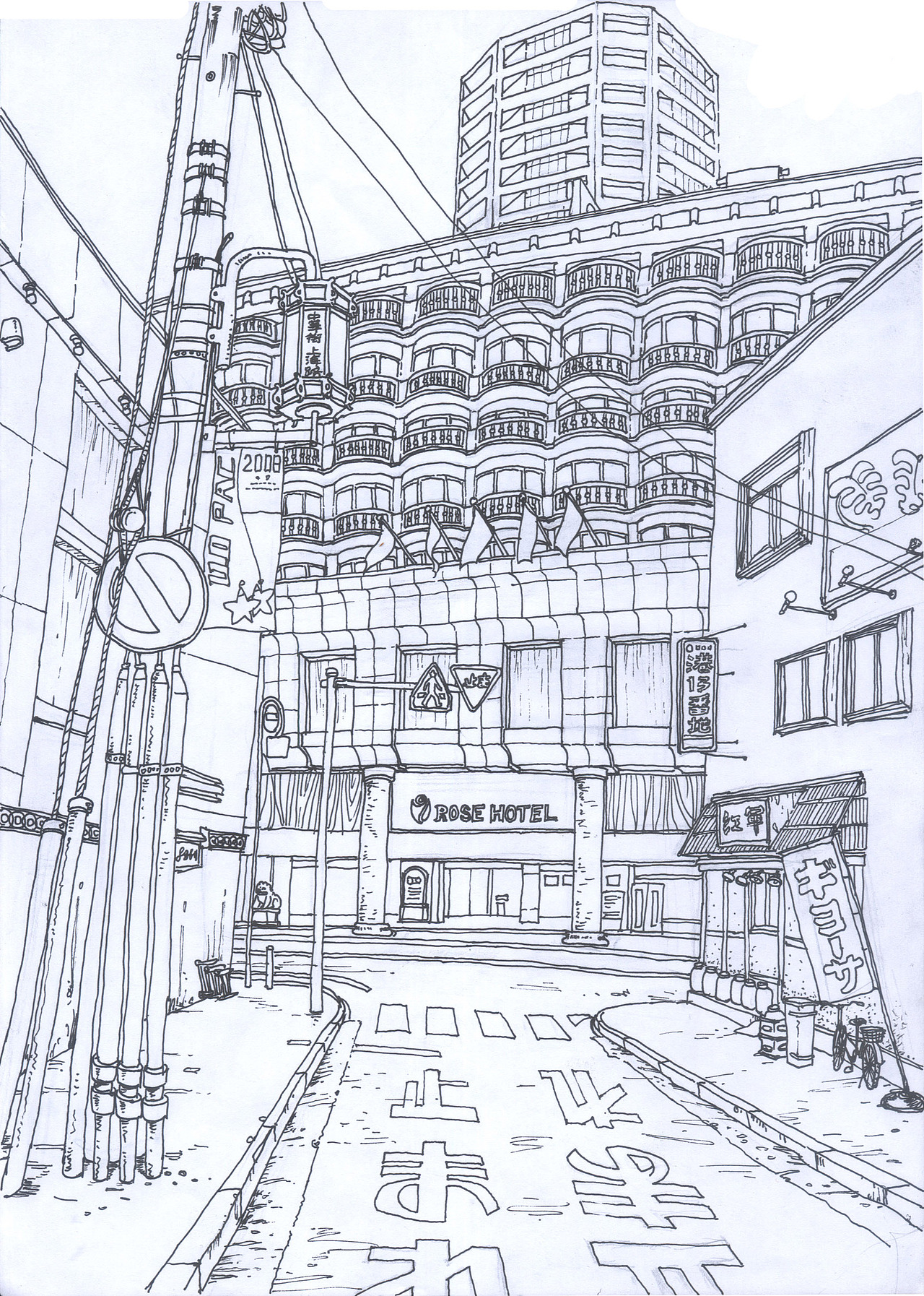 动画场景 火车站