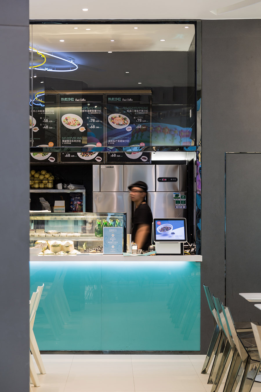 餐饮空间设计·好色派沙拉深圳中心城店|空间|家装设计|华空间设计 - 