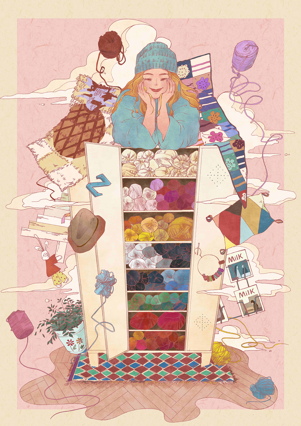 《Little Thing》（恋物）（图ZMTEzNjg5MzQ4） - 艺术插画 - 站酷设计师桔芊原创素材 - 站酷ZCOOL