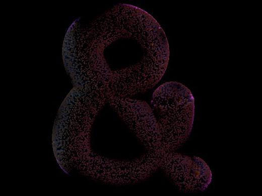 c4d毛发字