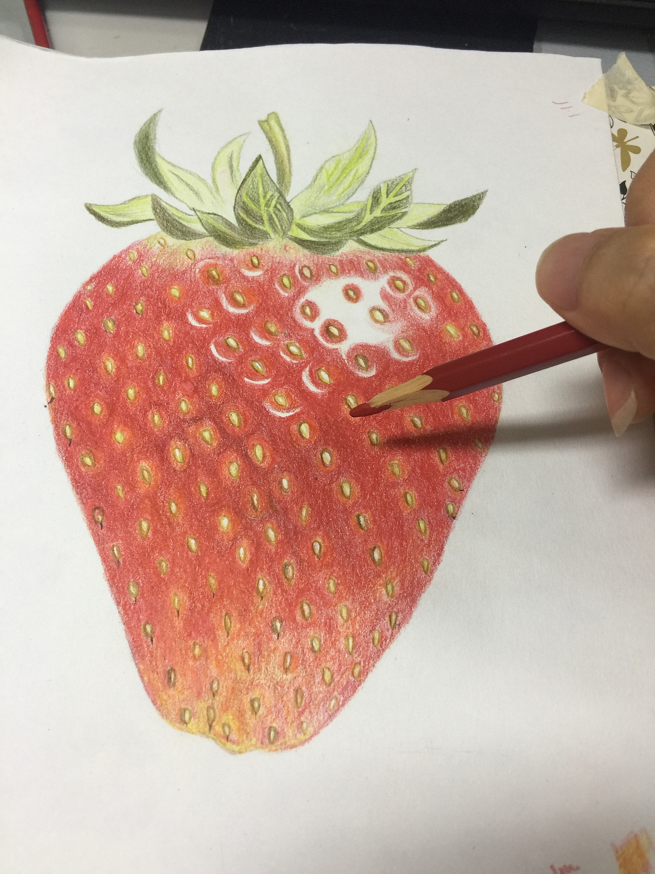 手绘草莓（图ZNzg5NzYxNjA=） - 艺术插画 - 站酷设计师vispoe原创素材 - 站酷ZCOOL