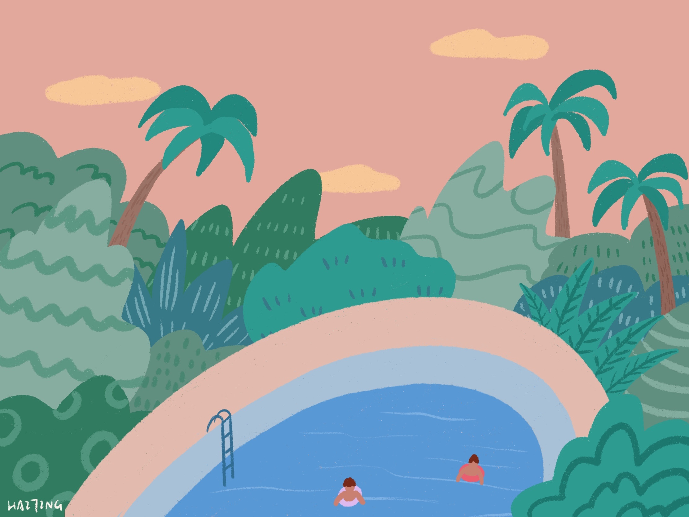 ipad壁纸|插画|其他插画|乌有大海 - 原创作品 - 站酷 (zcool)