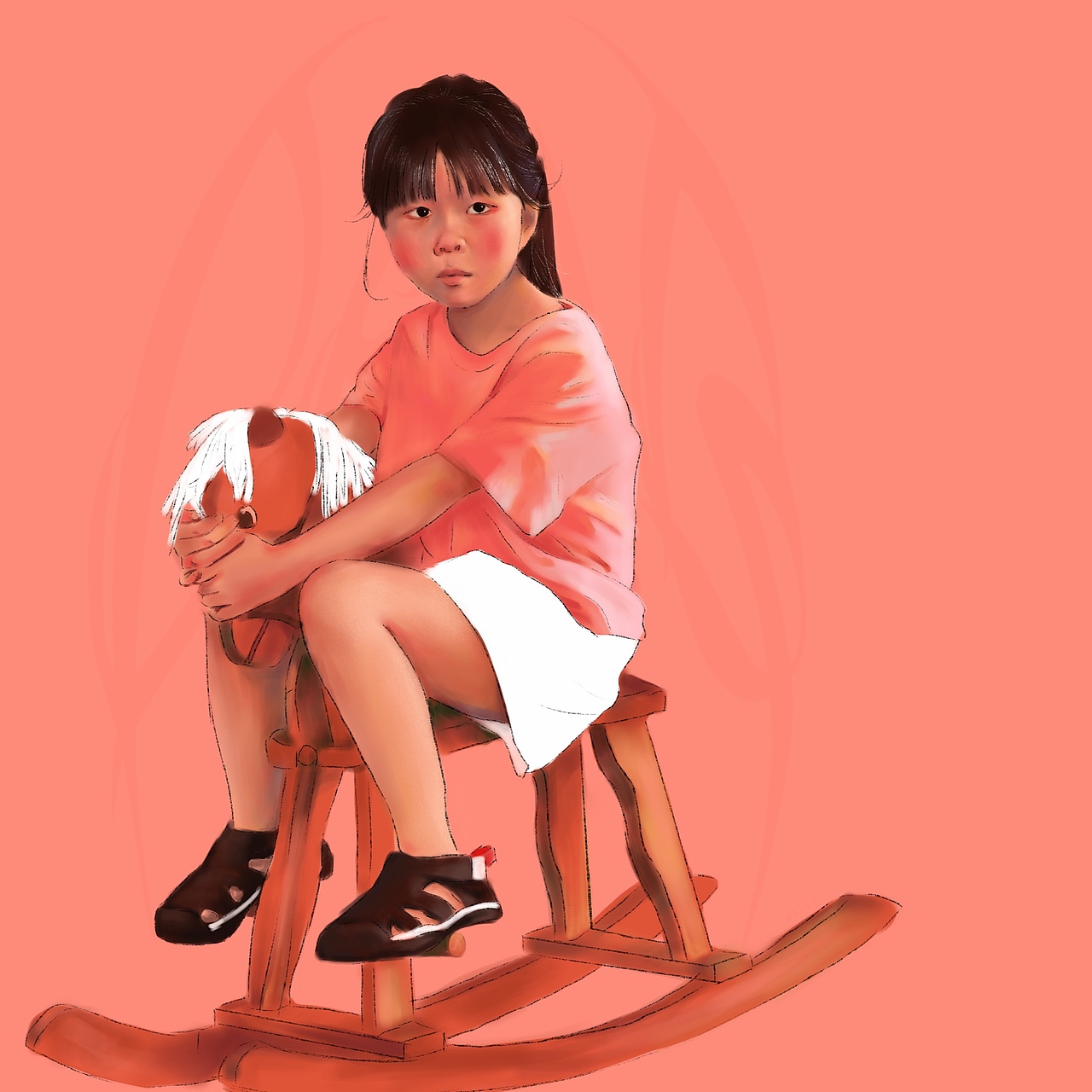 《童年》系列（图ZMjYzOTM5NDk2） - 艺术插画 - 站酷设计师邓司原创素材 - 站酷ZCOOL