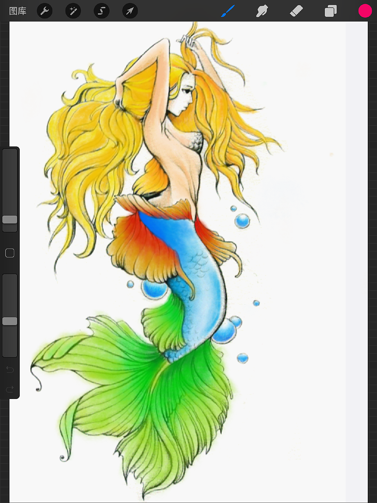 美人鱼纹身手稿|插画|创作习作|PMOOONFNTATTOO - 原创作品 - 站酷 (ZCOOL)