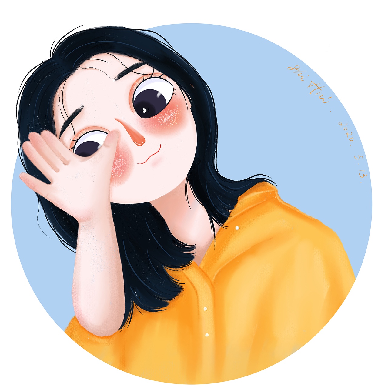 procreate手绘头像