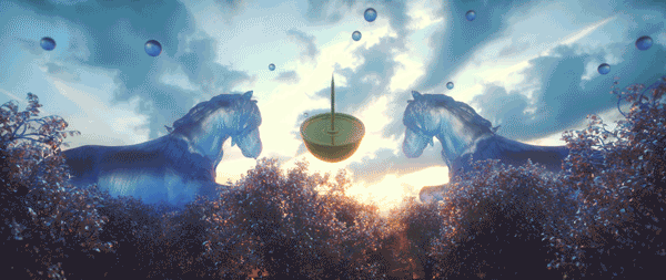 C4D视效作品--《CRYSTAL AWN》（图ZMTc5MTg5ODI0） - 场景 - 站酷设计师糍粑GRC原创素材 - 站酷ZCOOL