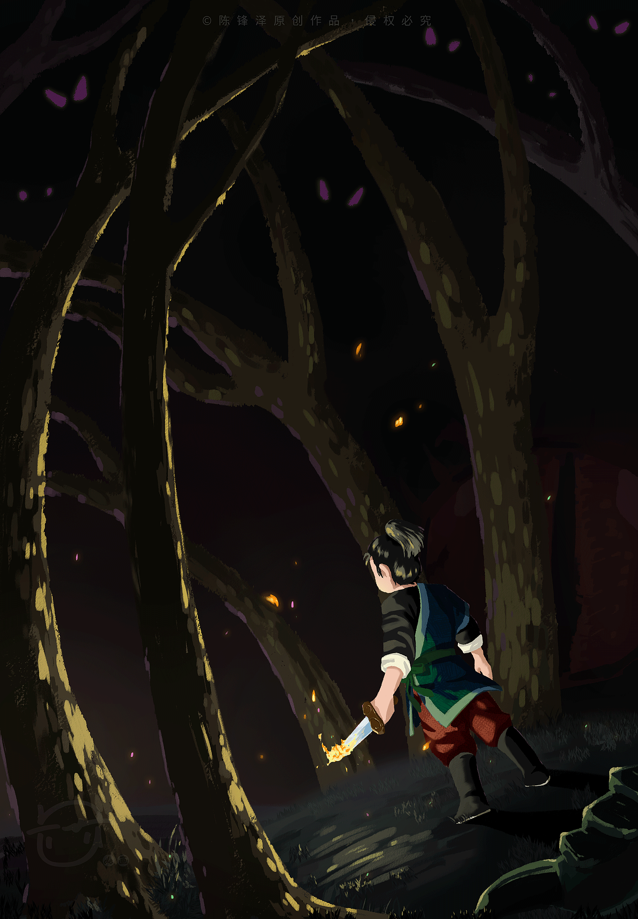 2022新年贺图《萤火》