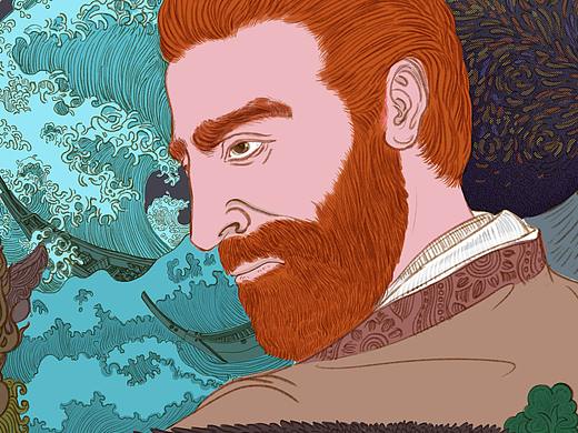 纪念梵高小插画练习