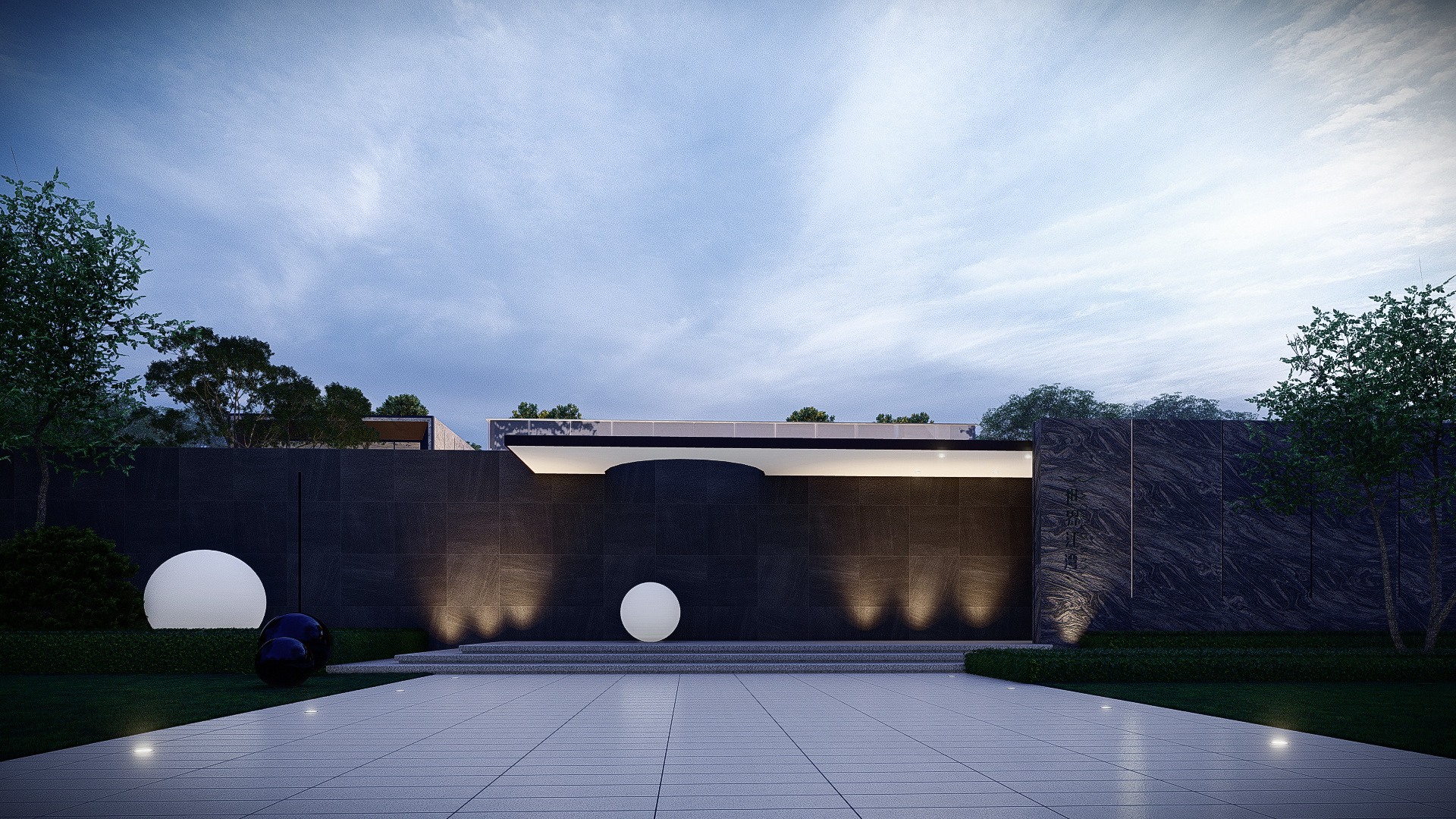 lumion景观示范区效果图