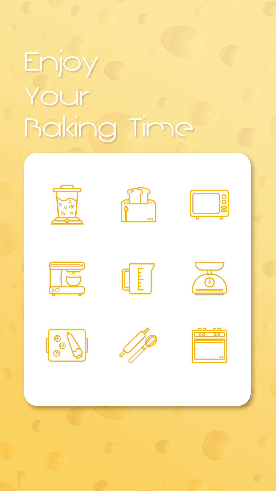 画了个烘焙线性icon|ui|图标|骑菠萝_原创作品-站酷zcool