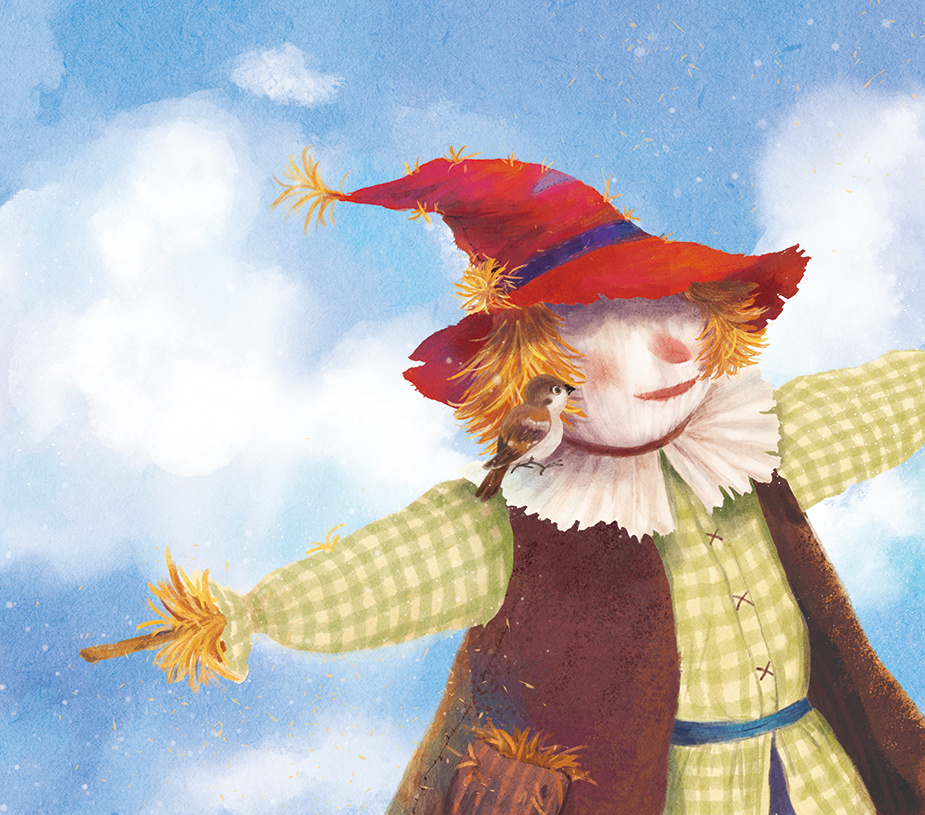 《稻草人》绘本|插画|绘本|夏莫莫 - 原创作品 - 站酷 (zcool)