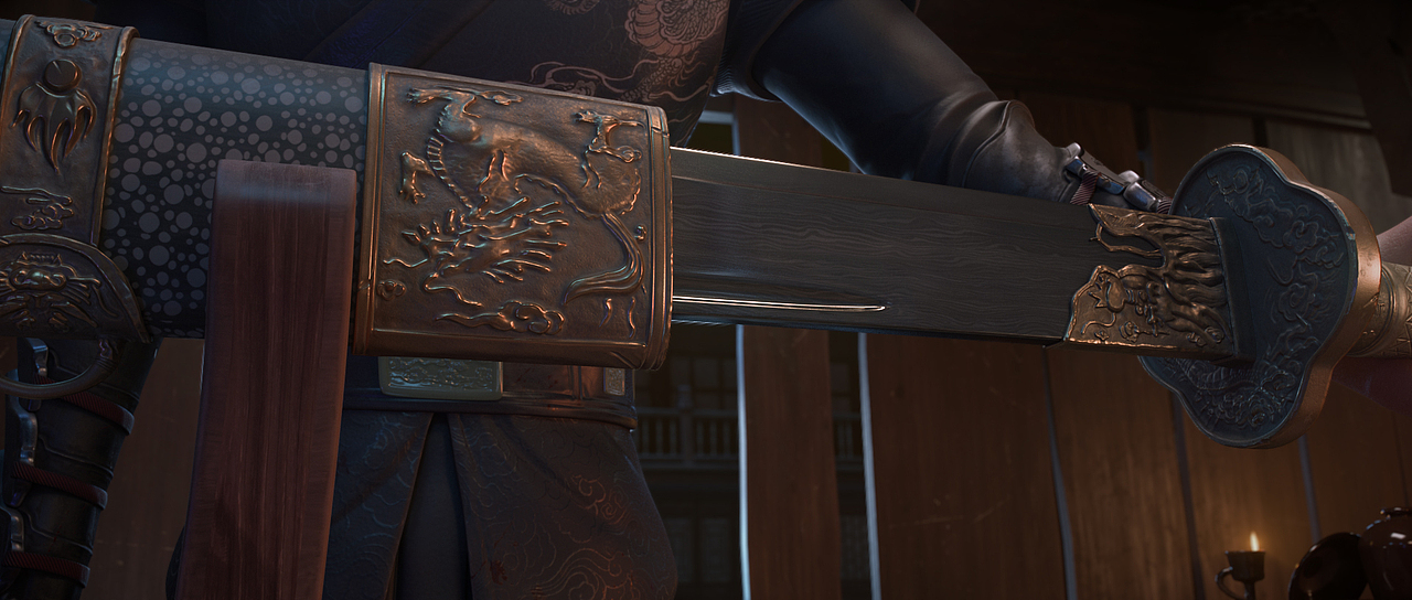 相忘于江湖 毕设渲染图