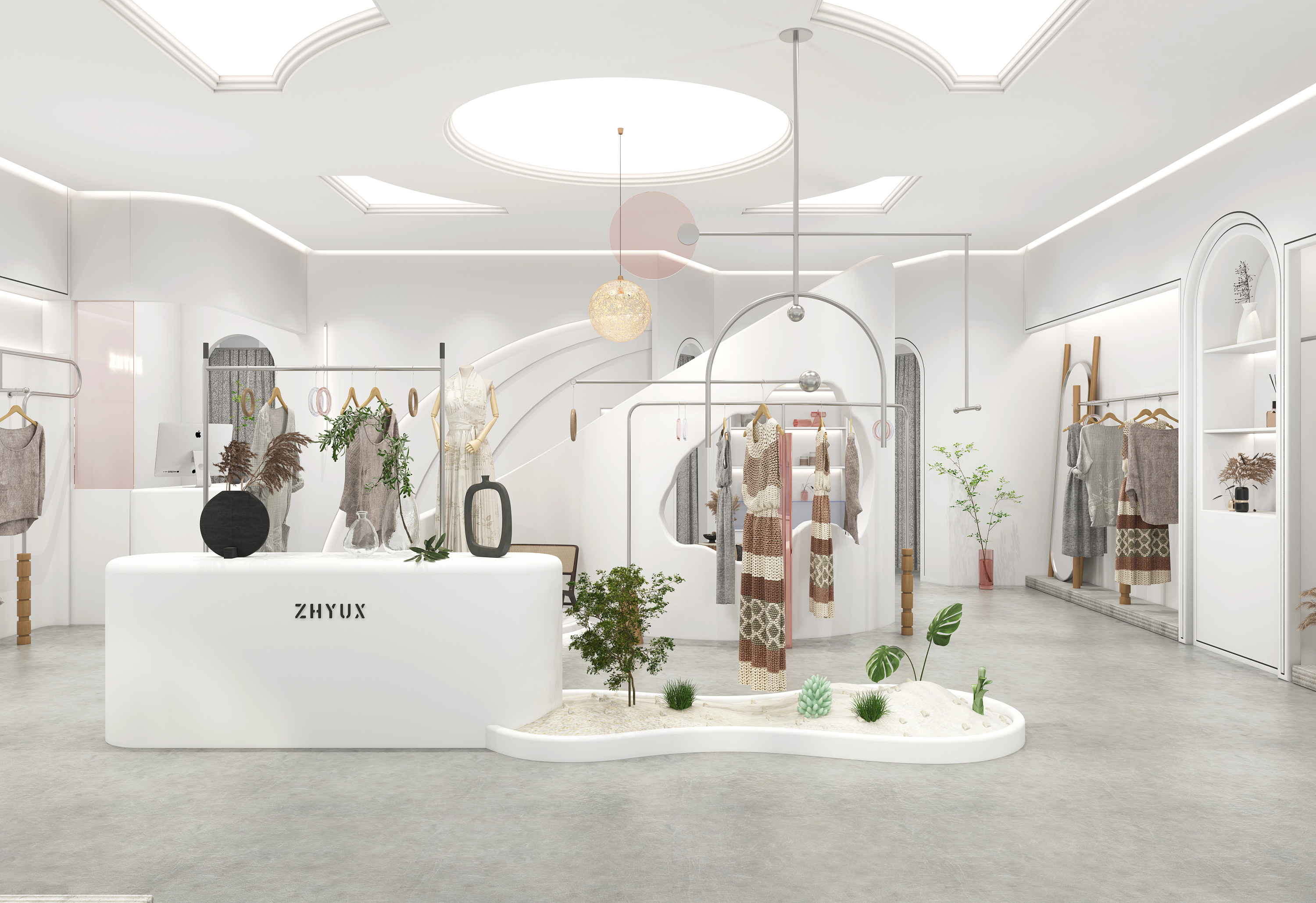 简约风格女装服装店