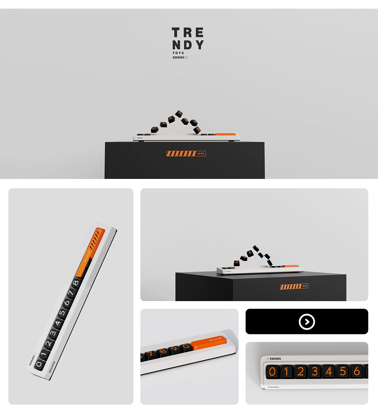 Cube方块—键盘号码牌